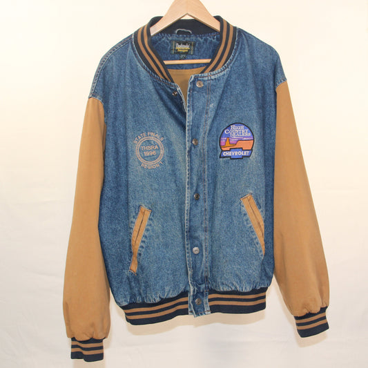 Vintage Denim Varsity Jacket (1990's)