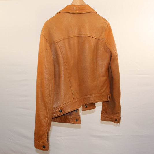 Vintage Leather trucker Jacket (1980's)