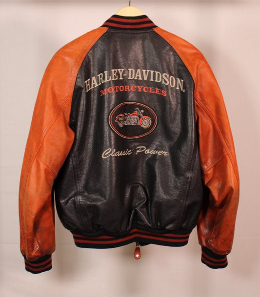 Harley Davidson Leather Varsity (1980’s)