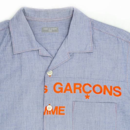 Comme Des Garçons Homme AW 2001 Split Logo Shirt